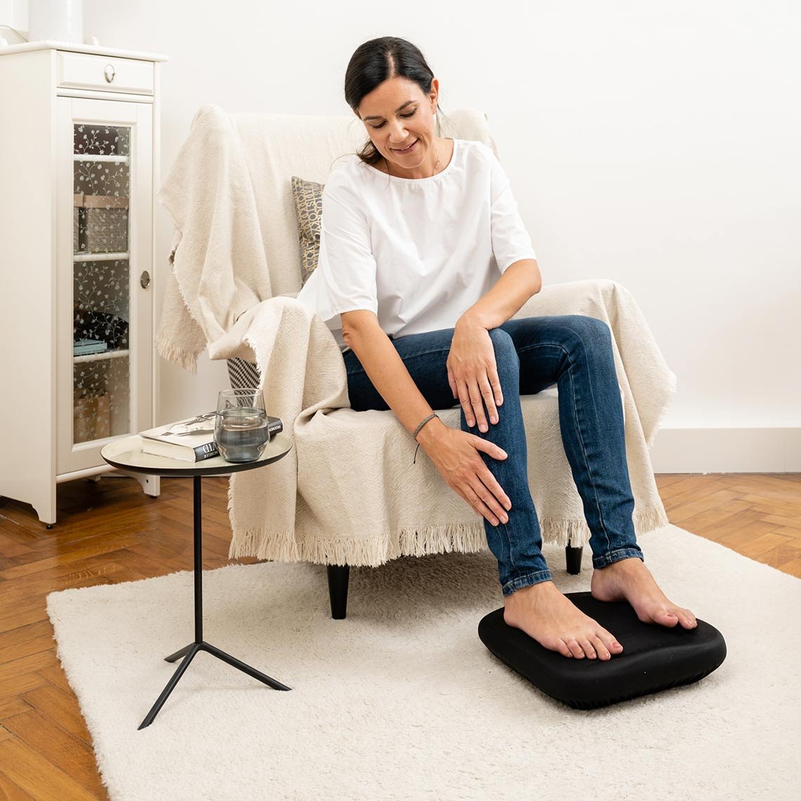 Belena Active Pro Shiatsu Voetmassageapparaat - Elektrisch Massagecomfort - Instelbare Intensiteit - Warmtefunctie en Timer