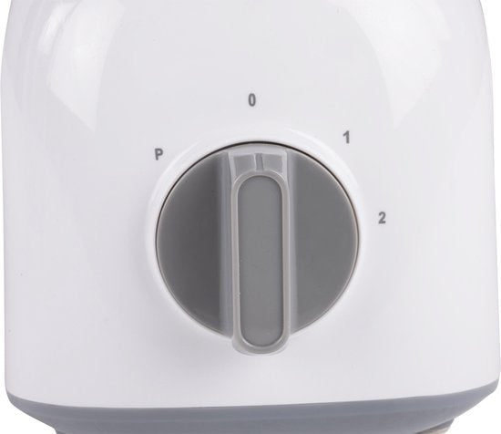 alpina Blender - 1,5 Liter - 400 Watt - Turbofunctie - Kunststof Kan - Wit