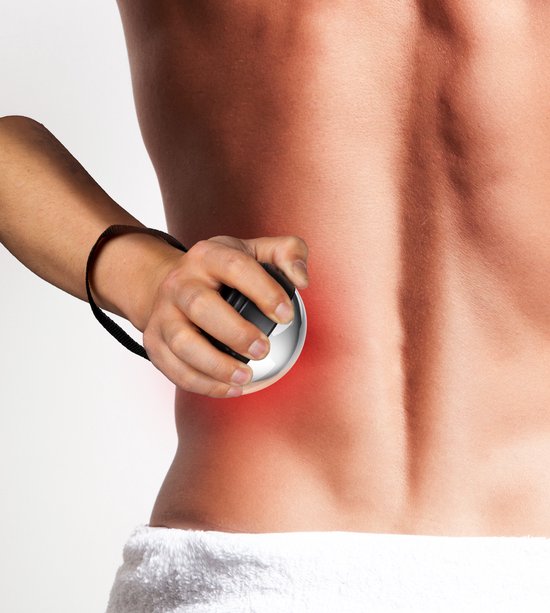 alpina Massage Set - Drie Opzetstukken - Koelingsfunctie - Met Polsbandje - 2 AAA Batterijen