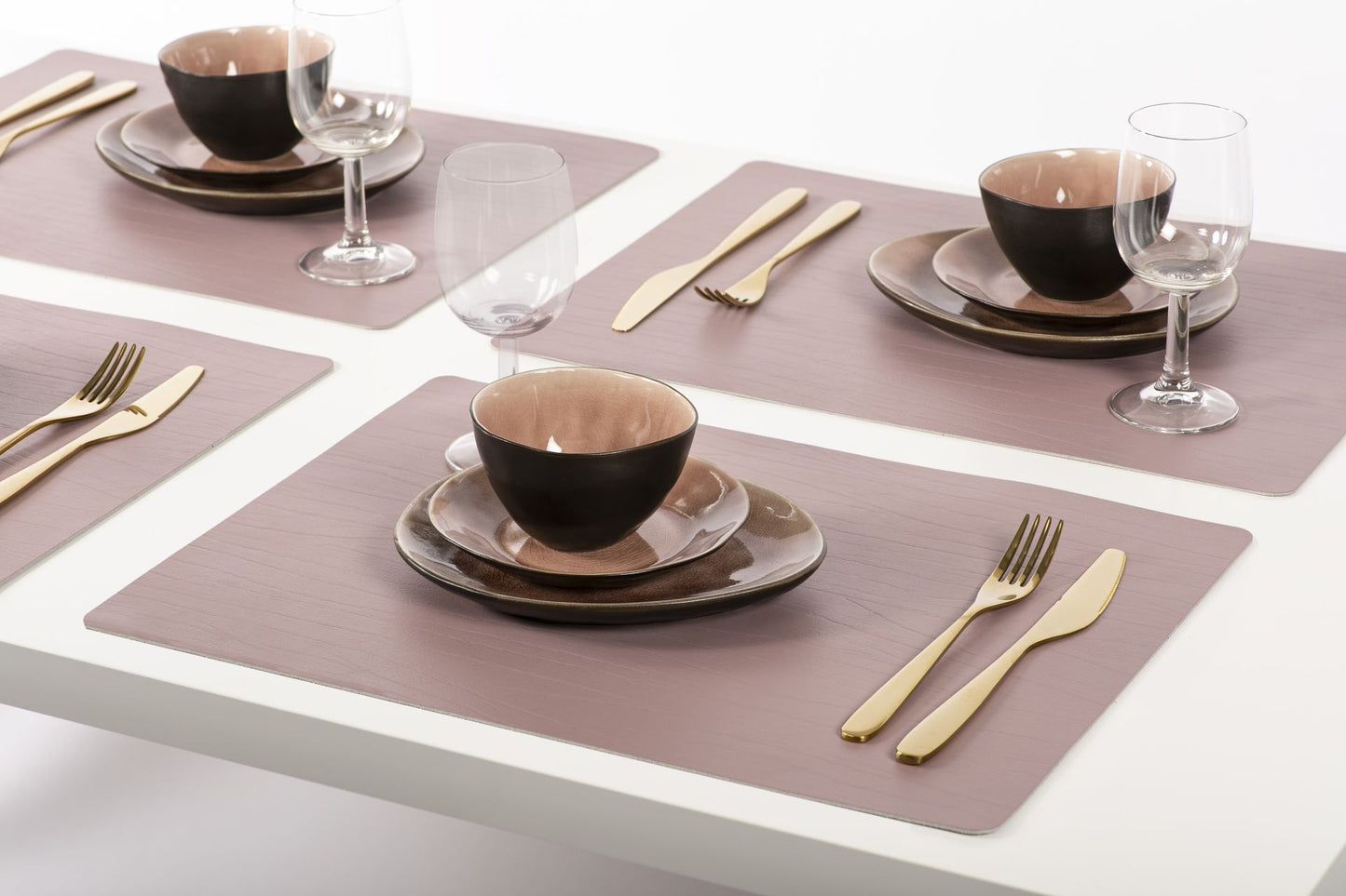 Placemat TITAN rechthoekig - 33x45cm - groen dubbelzijdig