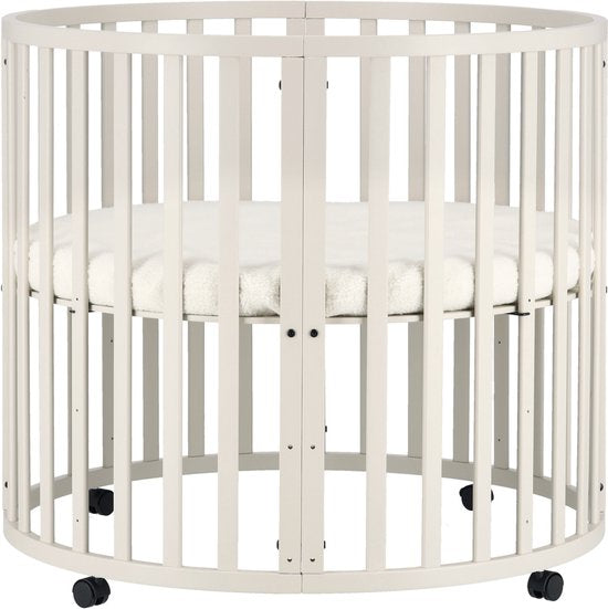 Puck Ronde Box - Oatmeal - Inclusief Matras