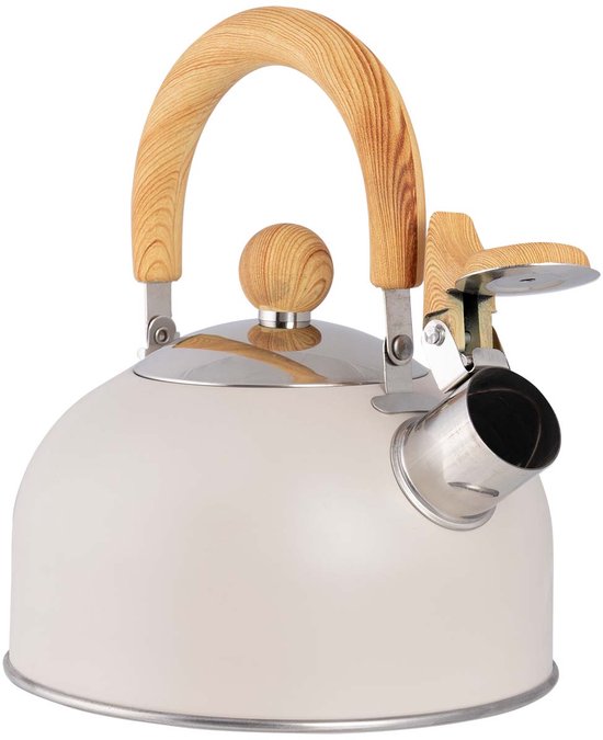 Bo-Camp Urban Outdoor collectie - Fluitketel - Clerkenwell - 1,2 Liter - Beige