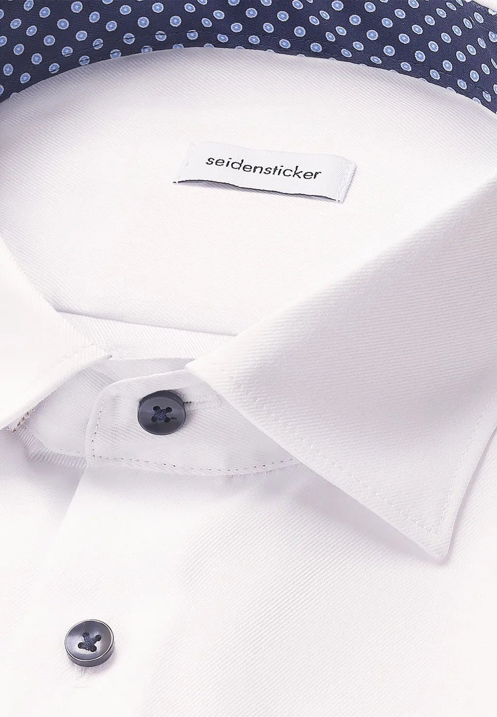 Seidensticker slim fit Seidensticker – Business Hemd Schwarze Rose – Maat 41 – Voorzien Van Slim Fit Pasvorm En Kentkraag En Extra Lange Mouwen – Voor Kantoor En Formele Gelegenheden – Wit Strijkvrij Katoenoverhemd, mouwlengte 7, popeline, wit - Maat 41