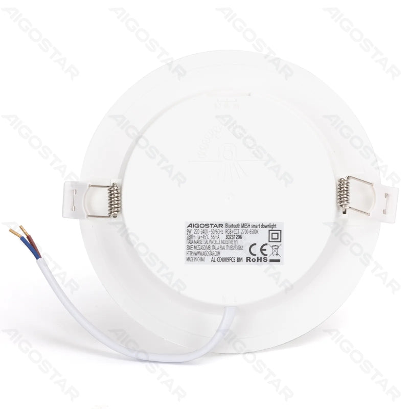 Aigostar Bluetooth MESH slimme downlight 9 W RGB+CCT