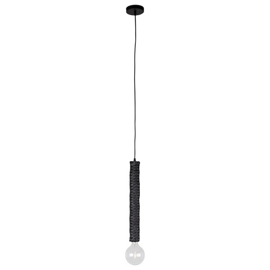 Dutchbone Tan Hanglamp Zwart - 230 V - 12x12x150cm