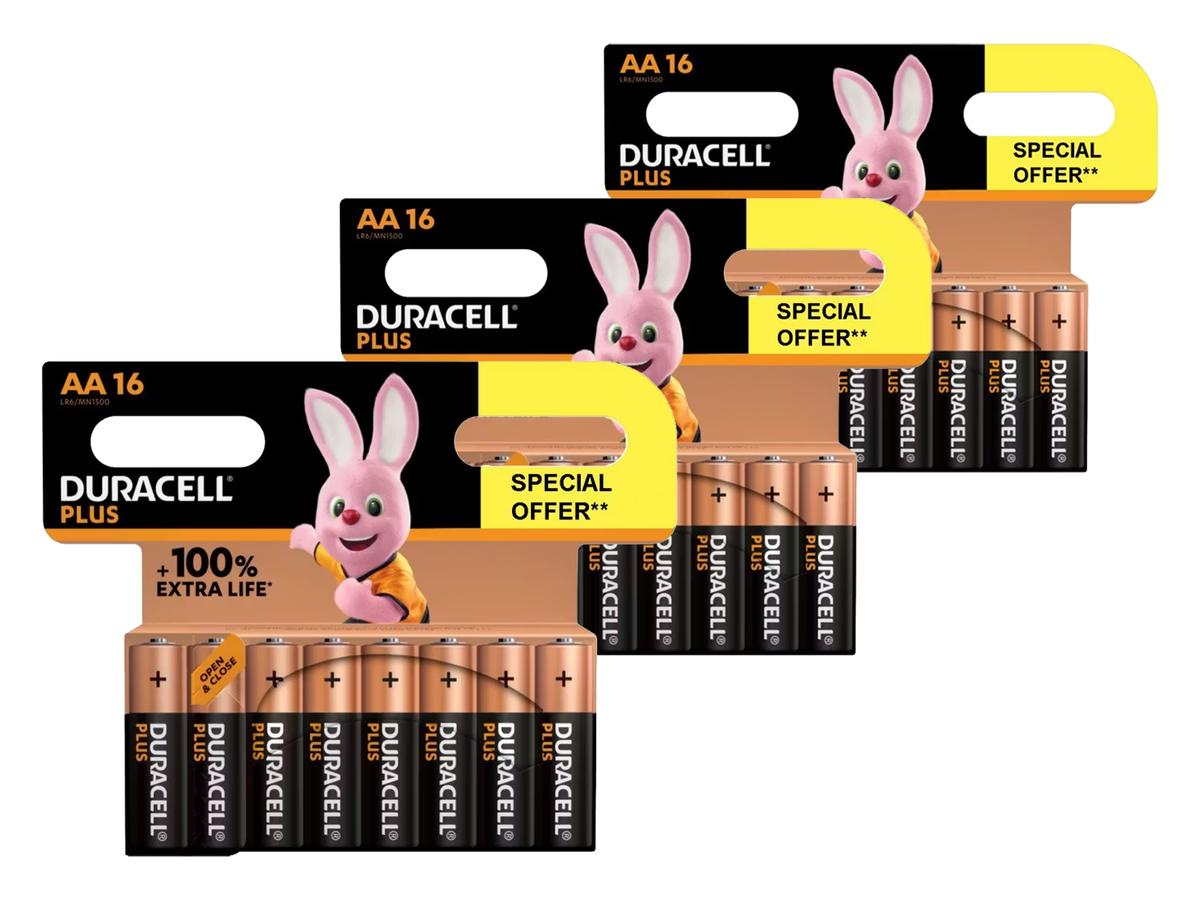 Duracell Plus Alkaline Batterijen - AA - 48 stuks - LR6-MN1500