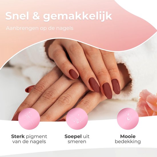 Moods Gellac 6-delige Set - Gellak Starterspakket - Gel Nagellak - 8ML - Autumn Glow - Gellac - Nagels - Chique Kleuren
