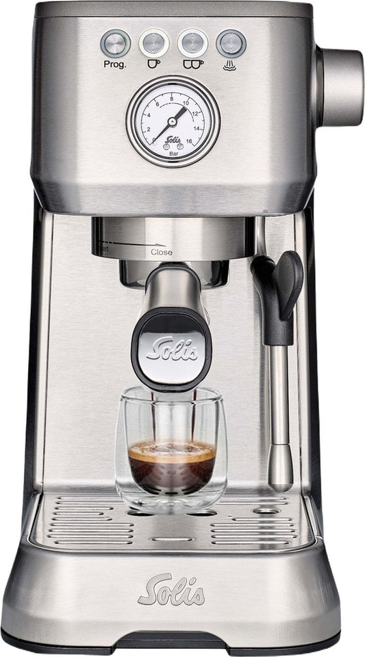 Solis Barista Perfetta Plus 1170 V2 – 1700W Piston Espresso Machine – Espresso & Cappuccino – Zilver