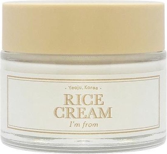 I'm From Rice Cream 50g – Hydraterende Gezichtscrème met Rijst – Voor Droge, Normale & Gecombineerde Huid – Cruelty Free