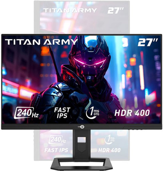 TITAN ARMY P2510G computermonitor 68,6 cm (27") 2560 x 1440 Pixels Quad HD LED Zwart