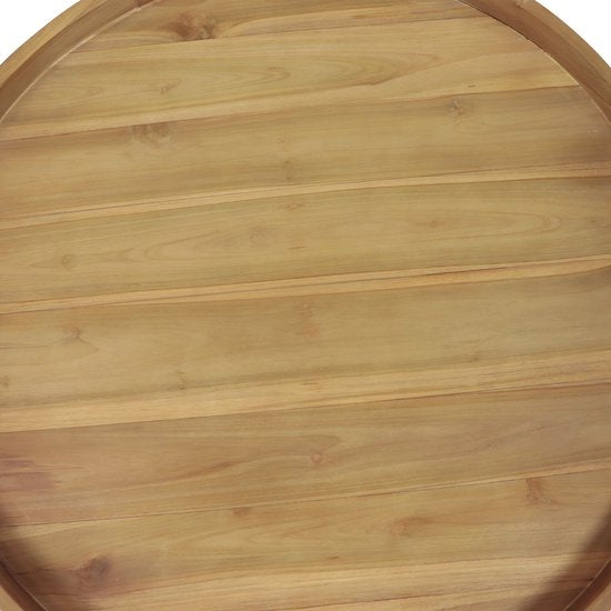 AXI Dewi Teak Dienblad Ø 60 cm – Rond Dienblad – Teakhout – Voor Glazen en Tafelaankleding – Voor Binnen en Buiten