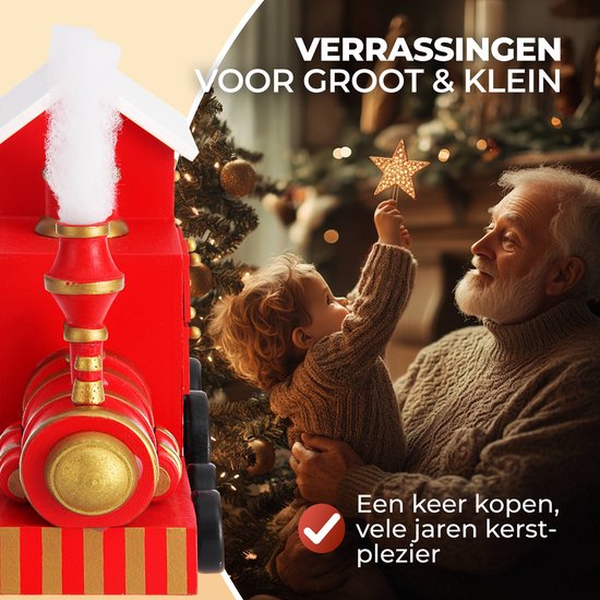 Adventskalender Locomotief - Laden om zelf te vullen - Herbruikbaar