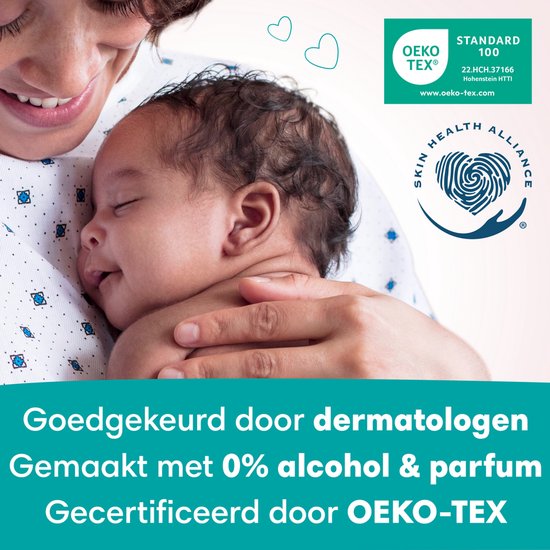 Pampers Sensitive Billendoekjes - 2-in-1: Reinigen Zacht & Beschermen - 0% Plastic In De Doekjes - 24 Verpakkingen van 52 Doekjes = 1248 Babydoekjes