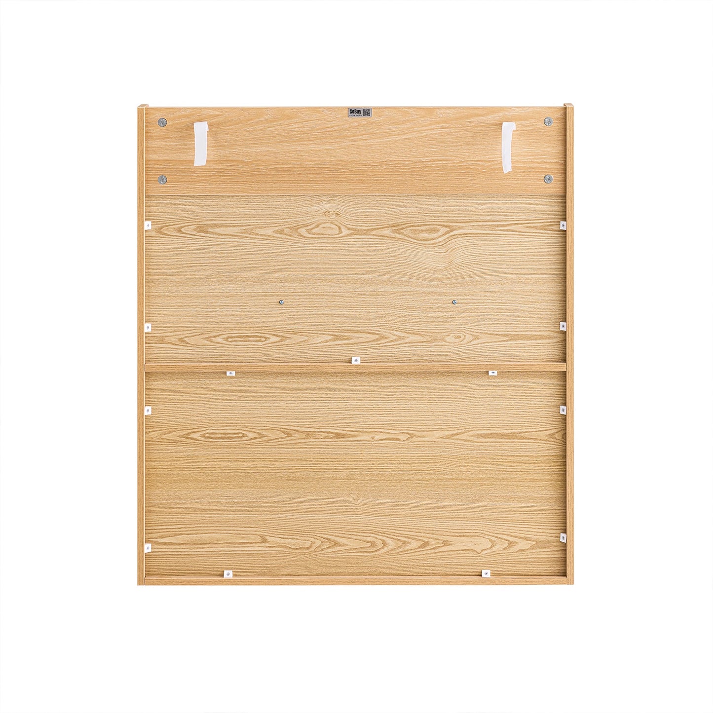 SoBuy KMB01-N Kinderboekenkast hout - 73x30x80 cm – 3 Planken en 2 Open Vakken