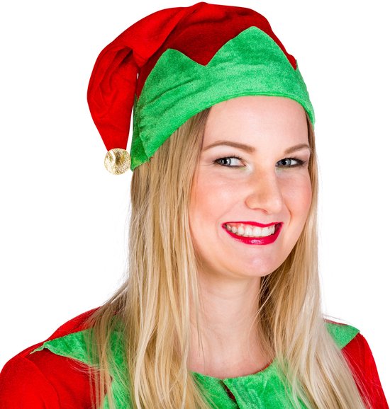 dressforfun - Vrouwenkostuum kerstelf L - verkleedkleding kostuum halloween verkleden feestkleding carnavalskleding carnaval feestkledij partykleding - 300292