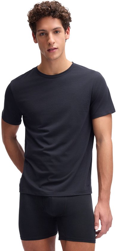 Under Armour Performance Cotton Crew Neck T-Shirt - 4 Stuks - maat XL - Black
