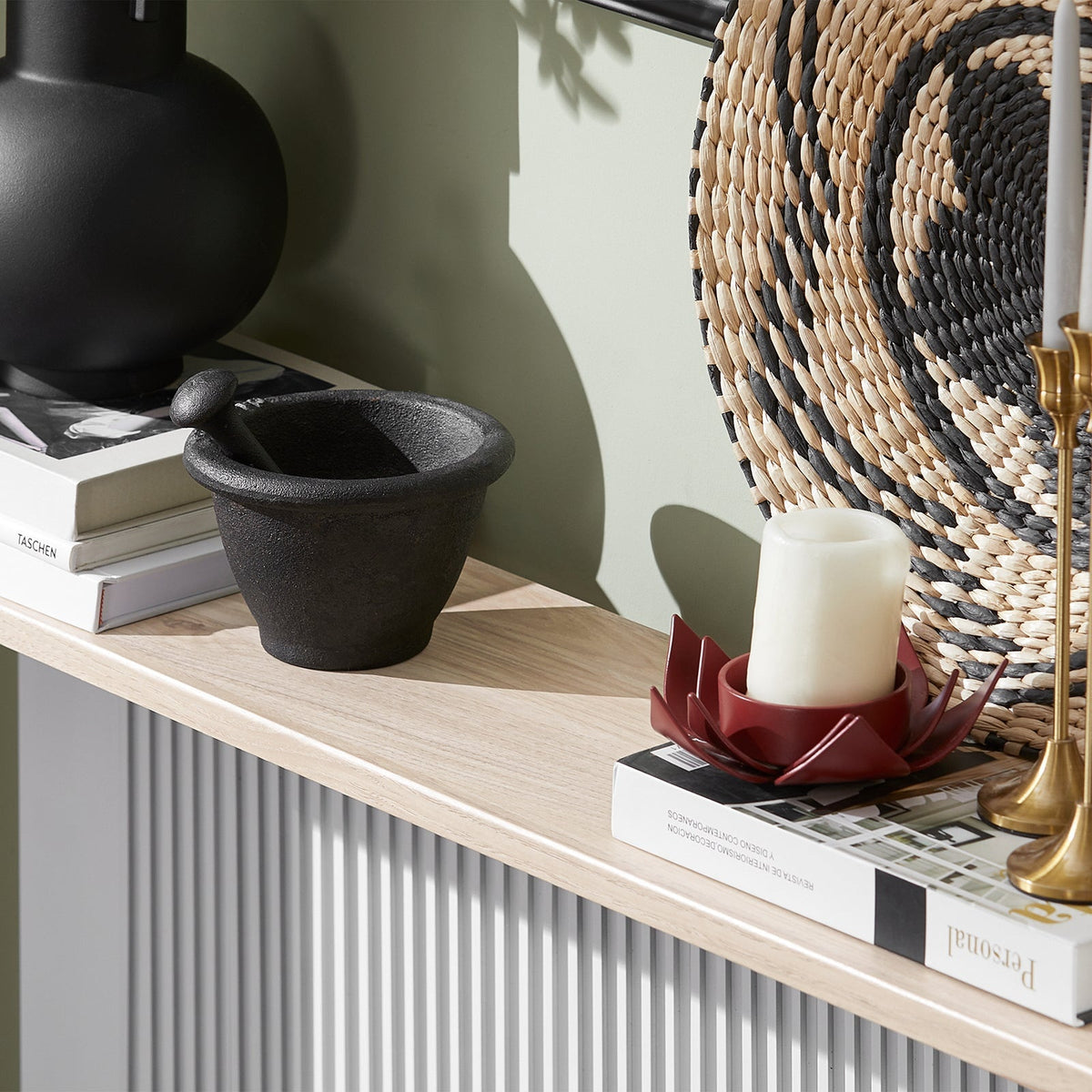 SoBuy Bijzettafel - Modern - Max. 50 kg - 120 x 20 x 80 cm