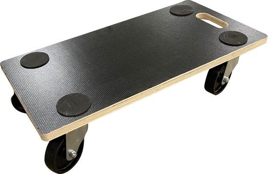T4all Transporthulp - Meubelroller - Hondje / trolley - 58x30cm - 300kg draagkracht