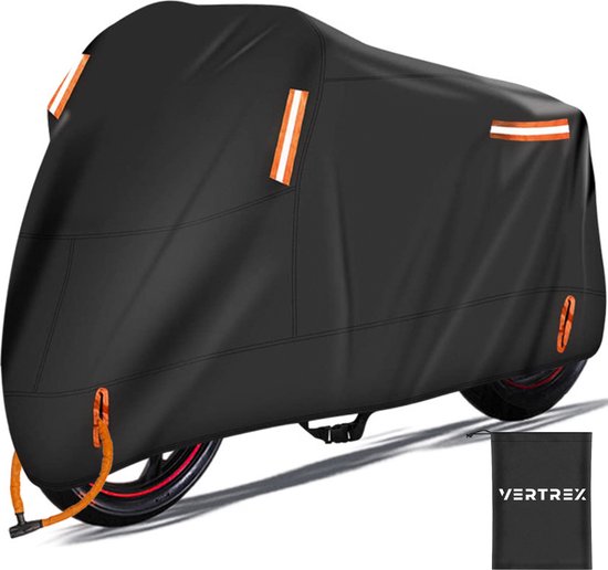 Vertrex Motorhoes & Scooterhoes - met Windscherm - Scooter Hoes - Waterdicht Buiten - Motor hoes