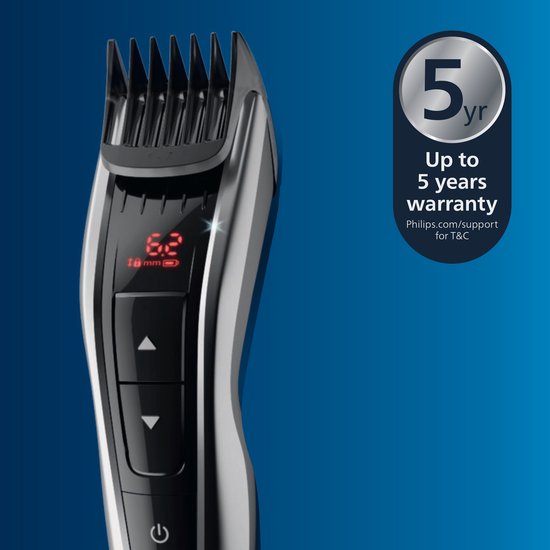 Philips series 9000 HC9420/15 - Tondeuse - Zwart/zilver - Met reisetui