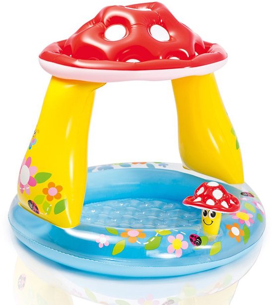 Intex Baby Opblaaszwembad Paddestoel- Ø 102 x 89 cm