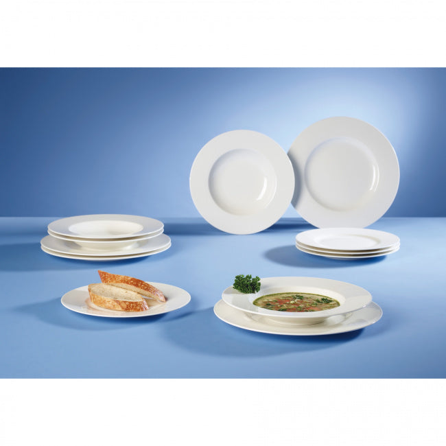 Villeroy & Boch Wonderful World Diep Bord – 24 cm – Melkwit – Porselein