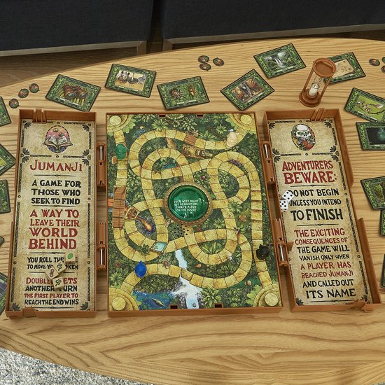 Spin Master Games Jumanji Deluxe, meeslepende elektronische versie van het klassieke avonturenbordspel, nu met licht en geluid