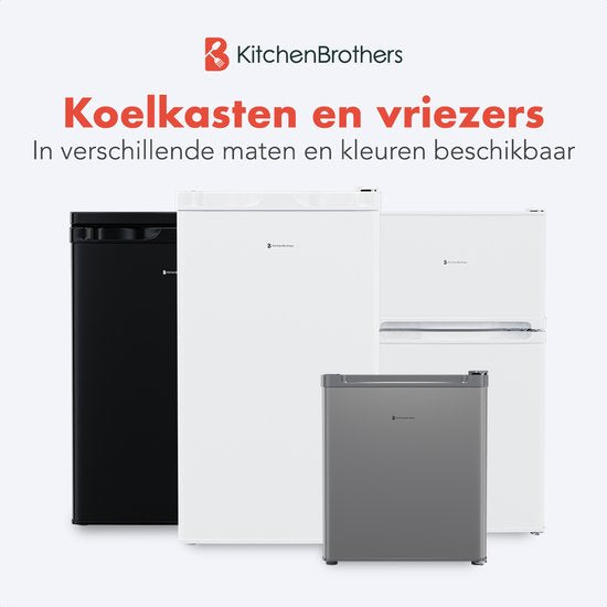KitchenBrothers - Koelkast - 88L - Tafelmodel - Wit