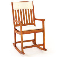 Casaria Schommelstoel – Acaciahout Incl. 2 Kussens – Bruin
