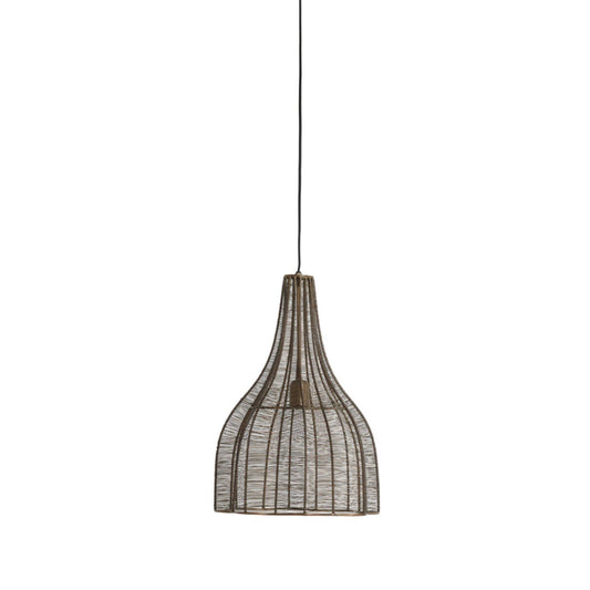 Light & Living MARIAMA Hanglamp Ø35x50 cm – Antiek Brons – Elegant Metaal Design – E27
