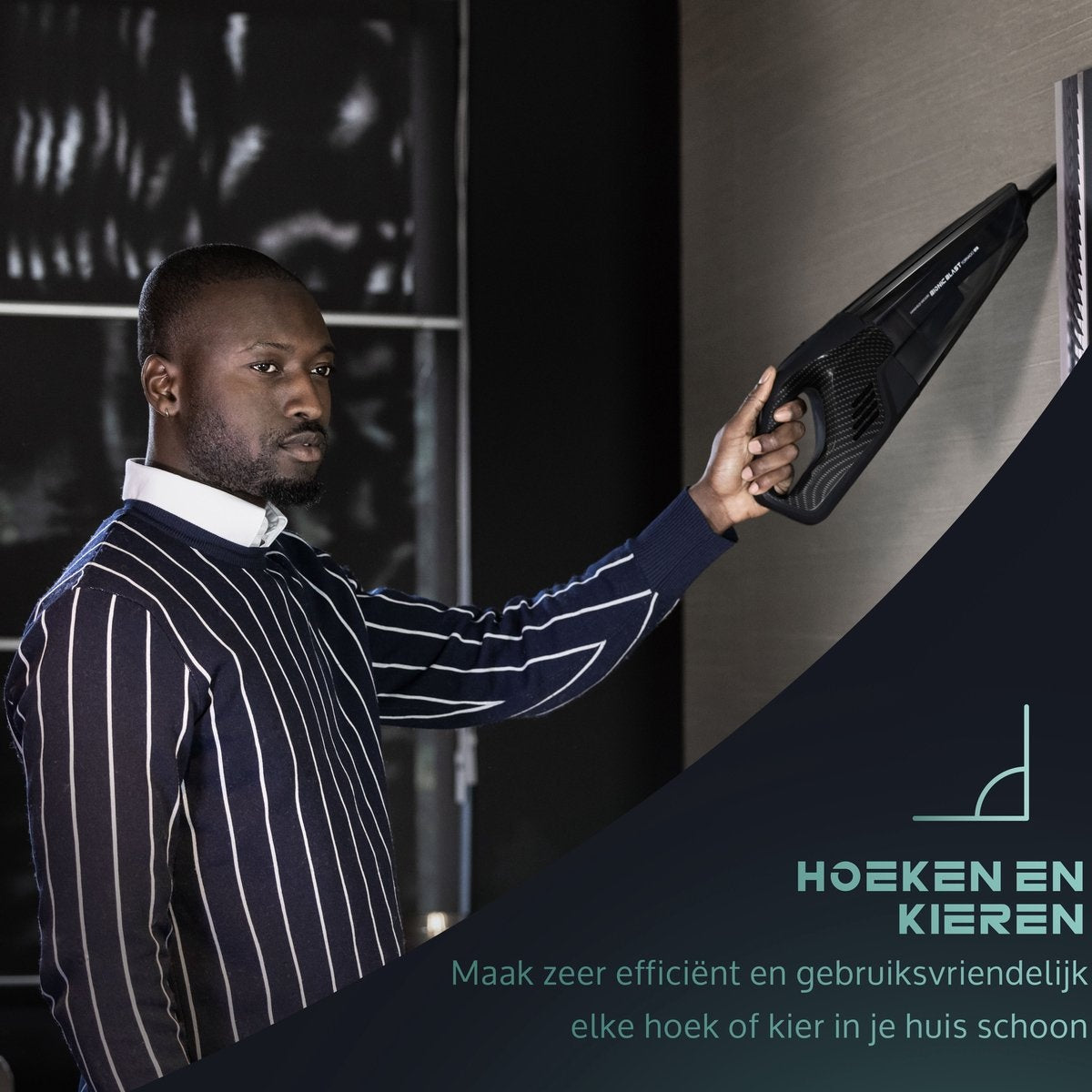 JAP Appliances Tornado S3C - Kruimeldief snoerloos (150W) met oplaadhangsysteem - 5 Opzetstukken en 2 HEPA-filters - Nat en Droog handstofzuiger - Kruimelzuiger draadloos - Auto stofzuiger