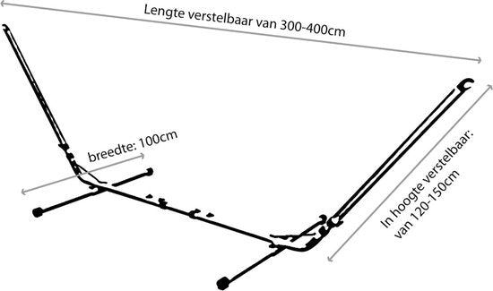Bo-Camp - Hangmatstandaard - Universeel