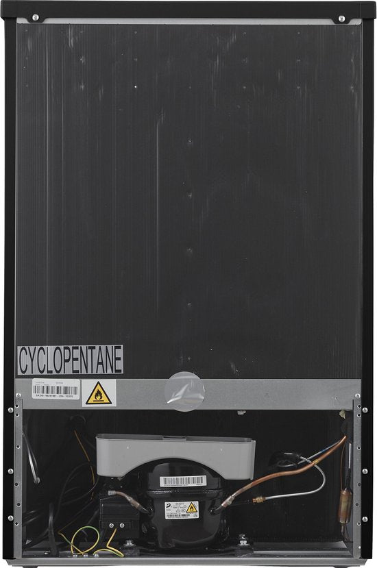 Inventum VR550B tafelmodel vriezer 88 liter - 55 cm breed - Energielabel D - Diepvries - Compact - Vrijstaand - 3 lades - Zwart
