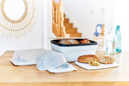 Tupperware BreadSmart Broodtrommel Wit - 9,8L - Large - Kunststof