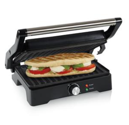 Tristar GR-7908KL Contactgrill - 1500 W - 180° Openklapbaar - Antiaanbaklaag - Zwart