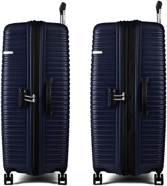 American Tourister Liftoff 4 wielen Trolley 78 cm met uitbreidingsplooi - Harde bagage - TSA slot - midnight blue