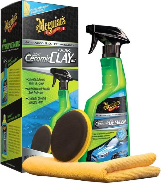 Meguiar's Hybrid Ceramic Synthetic Clay Kit – Keramische Synthetische Kleiset