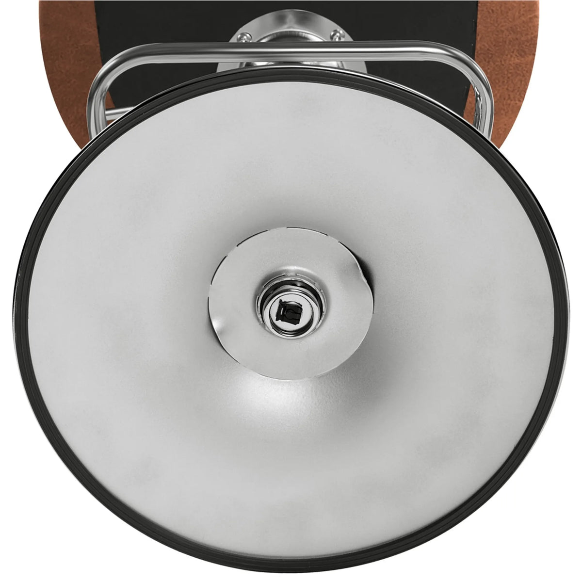 Yaheetech Set van 2 Verstelbare Barhocker / Barstoelen 86-107,5 cm – Sfeervol Bruin – Kunstleder en Metaal