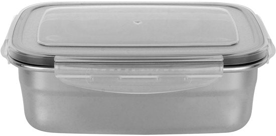 Excellent Houseware - RVS Voedselcontainer - Met Deksel - 700ml