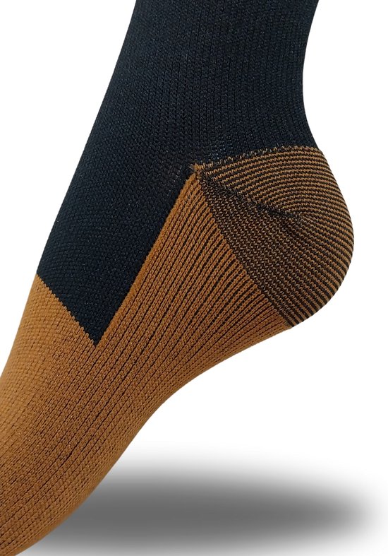 Compressiekousen 3 Paar - Steunkousen Vrouwen en Mannen - Compressie sokken - Hardloopsokken - Sportsokken - Maat 36-40 S/M