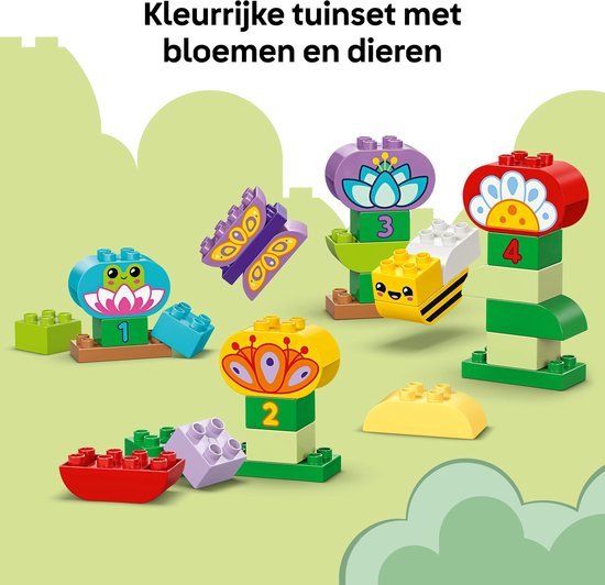 LEGO DUPLO Stad Creatieve bloementuin Educatief Montessori Speelgoed voor Peuters 10444