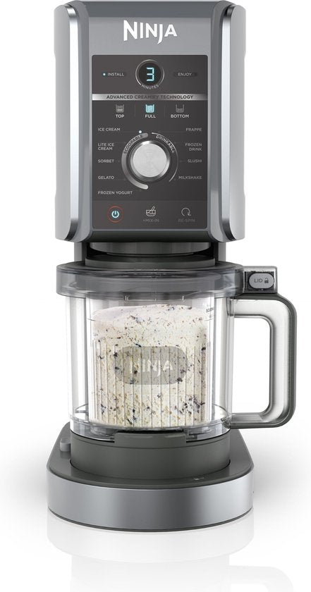 Ninja Creami Deluxe - 10-in-1 IJsmachine - Ice Cream Maker voor Roomijs, Milkshake, Slushi, Smoothie Bowl en meer - Foodi - NC501EU