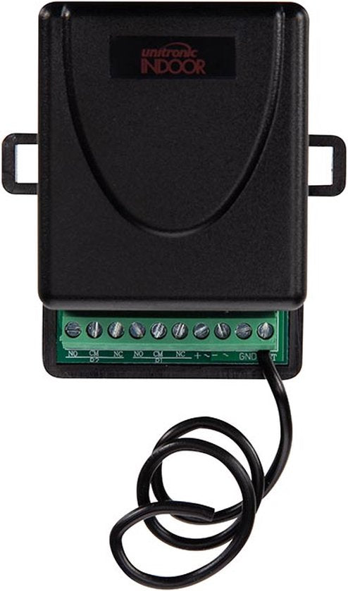 Unitronic Afstandsbedieningsset - 2 Zenders & 1 Ontvanger - 120W - Zwart