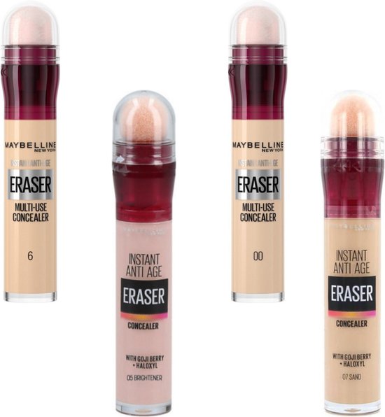 Maybelline New York - Instant Anti Age Eraser - 06 - concealers die zichtbaar wallen wegwerken - 6,8 ml