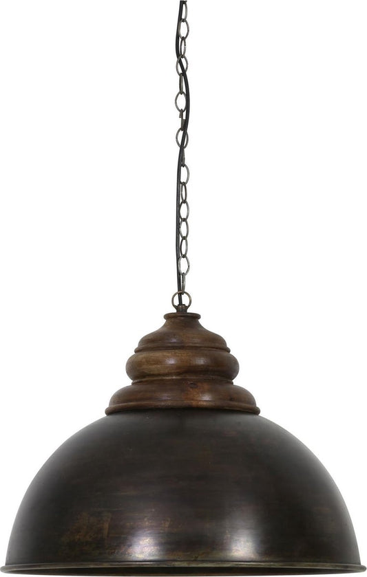 Light & Living Hanglamp Leia - Zwart - Ø52cm - Industrieel & Modern