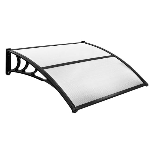 Coast Raam- en Deurluifel - Polycarbonaat - 122 x 99 x 28 cm - Grijs