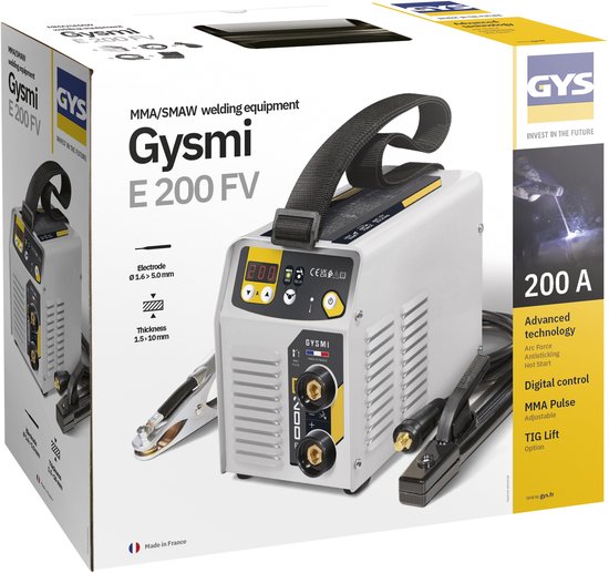 GYS Lasinverter GYSMI E200 FV 10-130/10-200 A