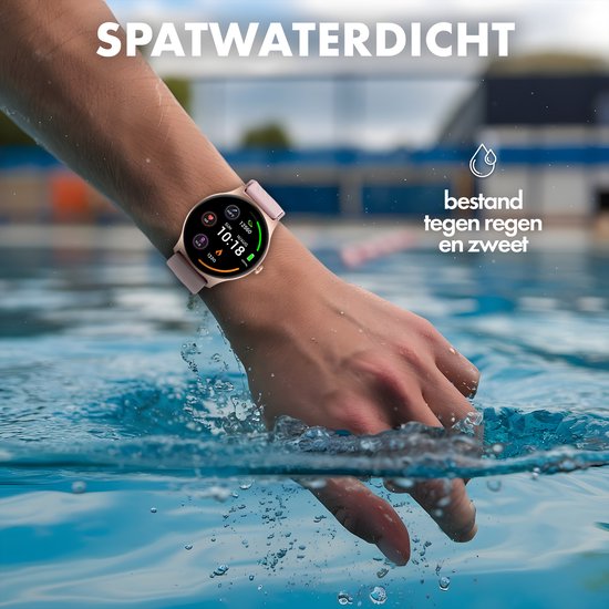Denver Smartwatch - Android iOS - Volledige Belfunctie - Amoled Display - Sporthorloge - Hartslagmeter - Saturatiemeter - Slaapmonitor - SWC387