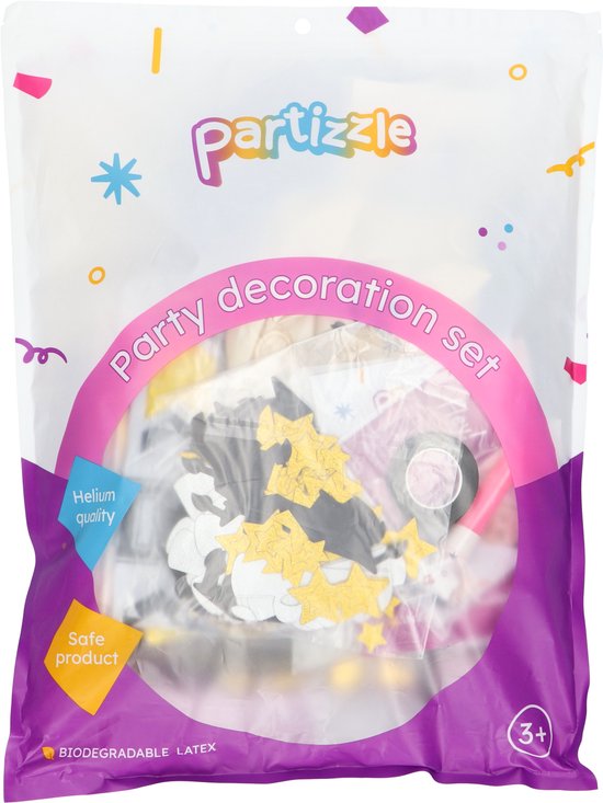 Partizzle Geslaagd Party Versiering Artikelen - Slinger & Ballonnen - Hoera Afgestudeerd Feestje - Graduation Feestartikelen - XL