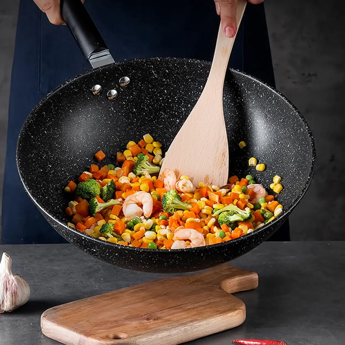 Maxcook 8-delige pannen- en kookgereiset